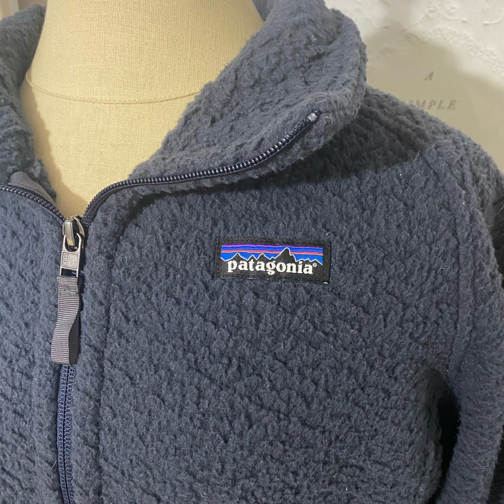 Patagonia Navy Teddy Jacket